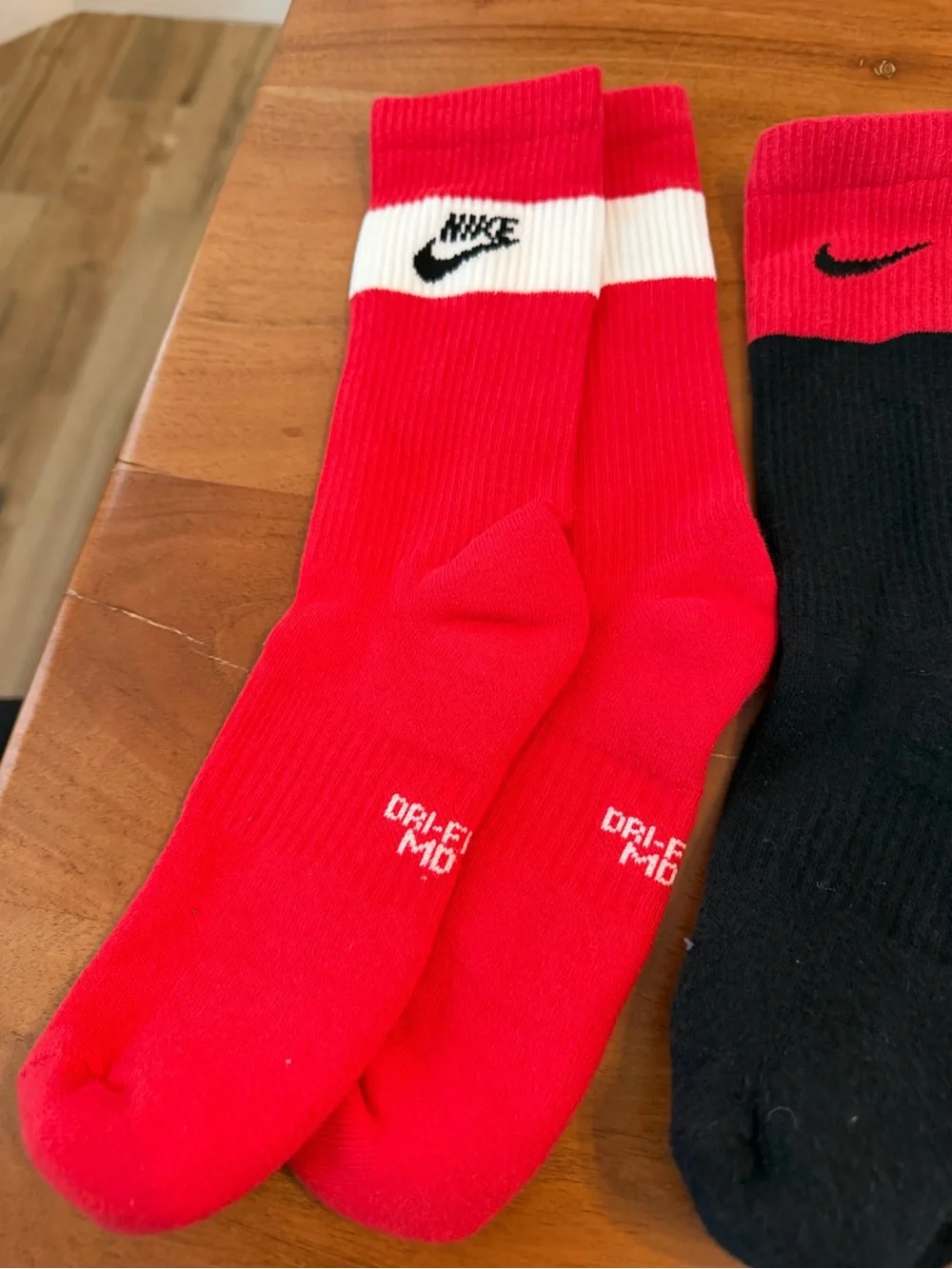 Nike Kids Dri-Fit Perfomance Cushioned Crew Socks Pack - White, Black, Gray, Red
